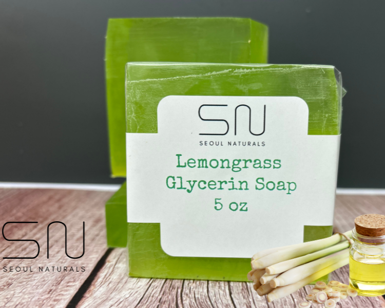 Lemongrass Glycerin Soap, K Beauty, 5 oz