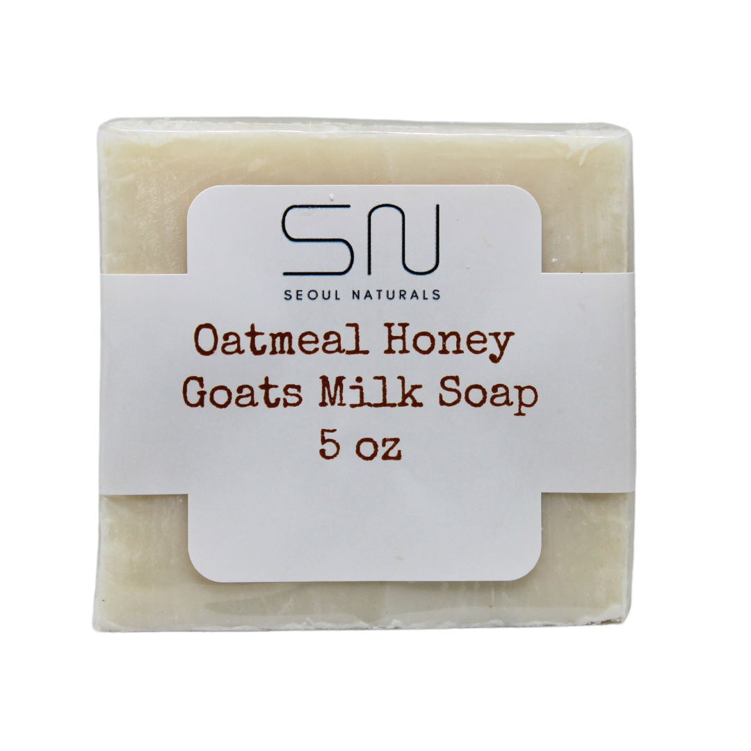 Oatmeal Honey Goats Milk Soap, K Beauty, 5oz