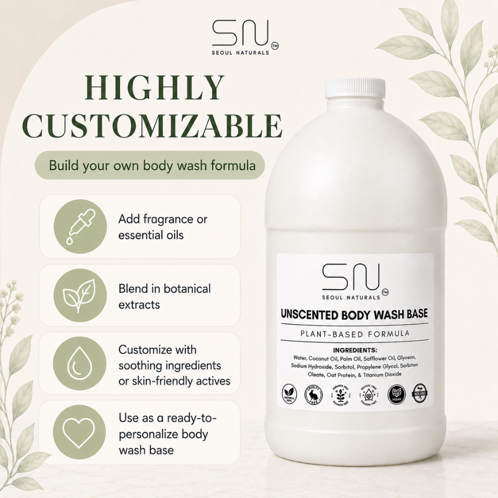 Seoul Naturals Unscented Body Wash Base