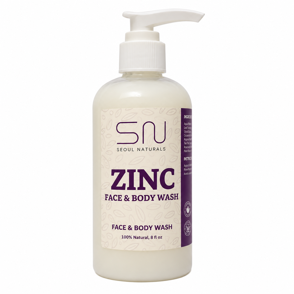 Zinc Face & Body Wash, 8 fl oz