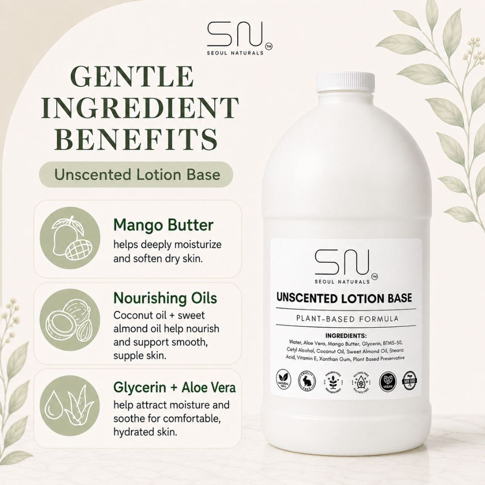 Seoul Naturals Unscented Lotion Base