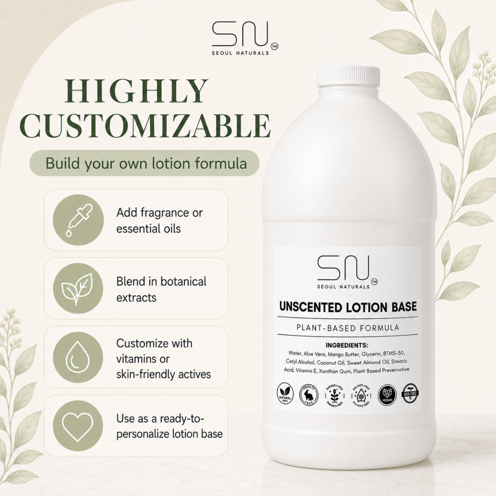Seoul Naturals Unscented Lotion Base