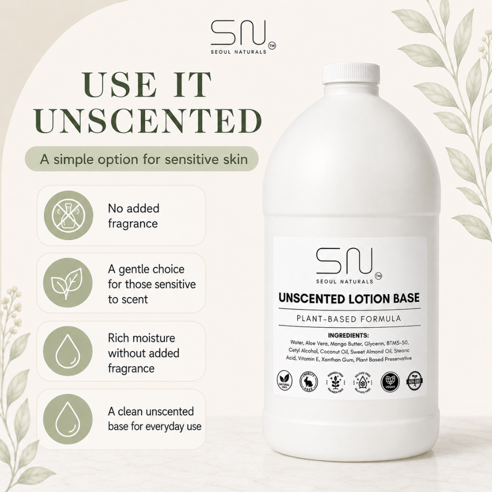 Seoul Naturals Unscented Lotion Base