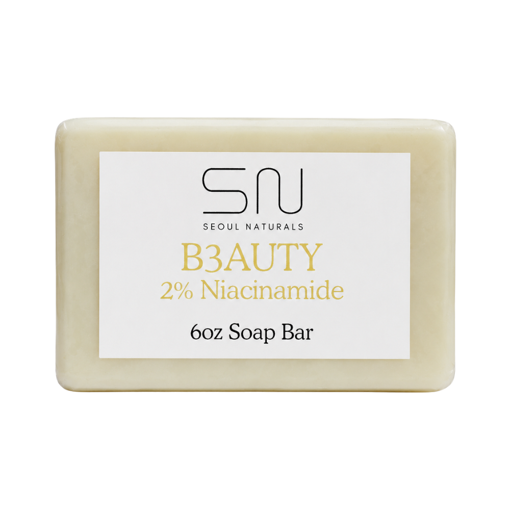 Seoul Naturals B3AUTY 2% Niacinamide Soap with Yuzu, k beauty, 6 oz