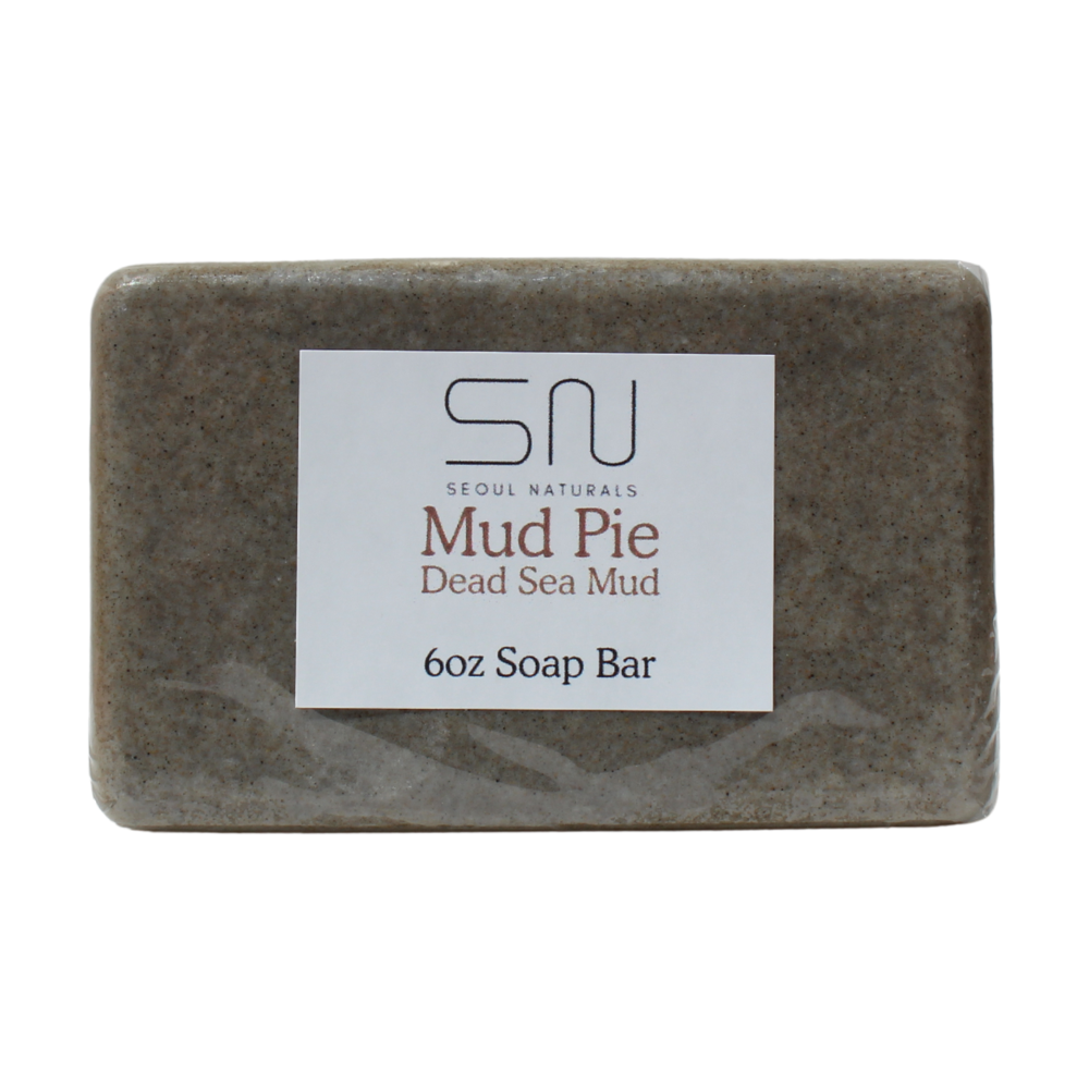 Seoul Naturals Mud Pie Dead Sea Mud Soap, Fruit Nectar Scented, k beauty, 6 oz
