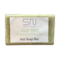Seoul Naturals Jade Mist Green Zeolite Clay Soap with Mint, Tea Tree and Lemongrass for Nourishing, Deep Cleansing and Aromatherapy, k beauty inspired, 6 oz