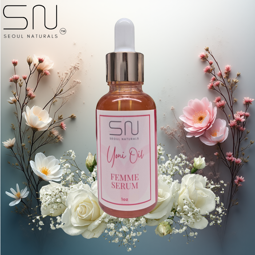 Yoni Oil with Floral Infusions, K Beauty, Unscented, 1 fl oz