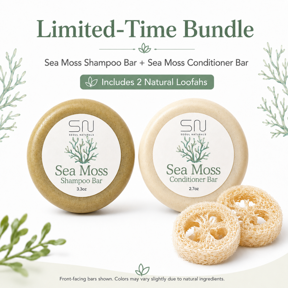 Limited Edition Sea Moss Shampoo & Conditioner Bar Set