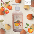 Body Odor Fighting Persimmon Vegan Body Wash - Vegan Persimmon Coconut Oil and Mango - K-Beauty Inspired - 8oz, Helps with Nonenal
