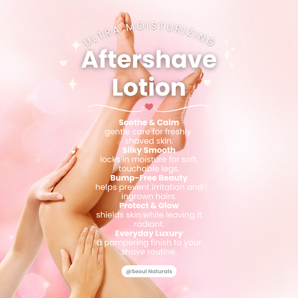 Seoul Naturals Aftershave Lotion, Unscented, K Beauty, 4 oz