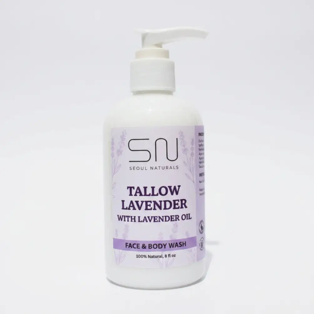 Tallow Lavender Face & Body Wash, 8 fl oz