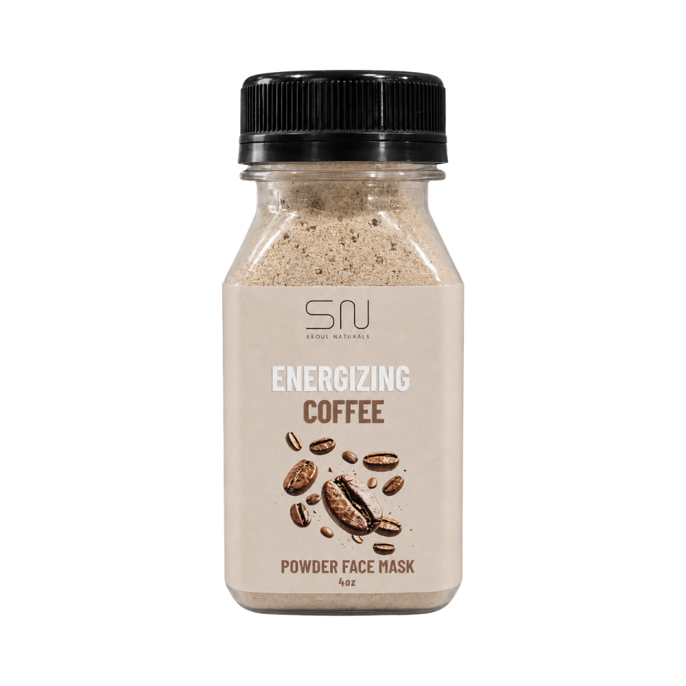 Seoul Naturals Coffee Face Mask Powder, 100% Natural Ingredients, K Beauty, 4fl oz