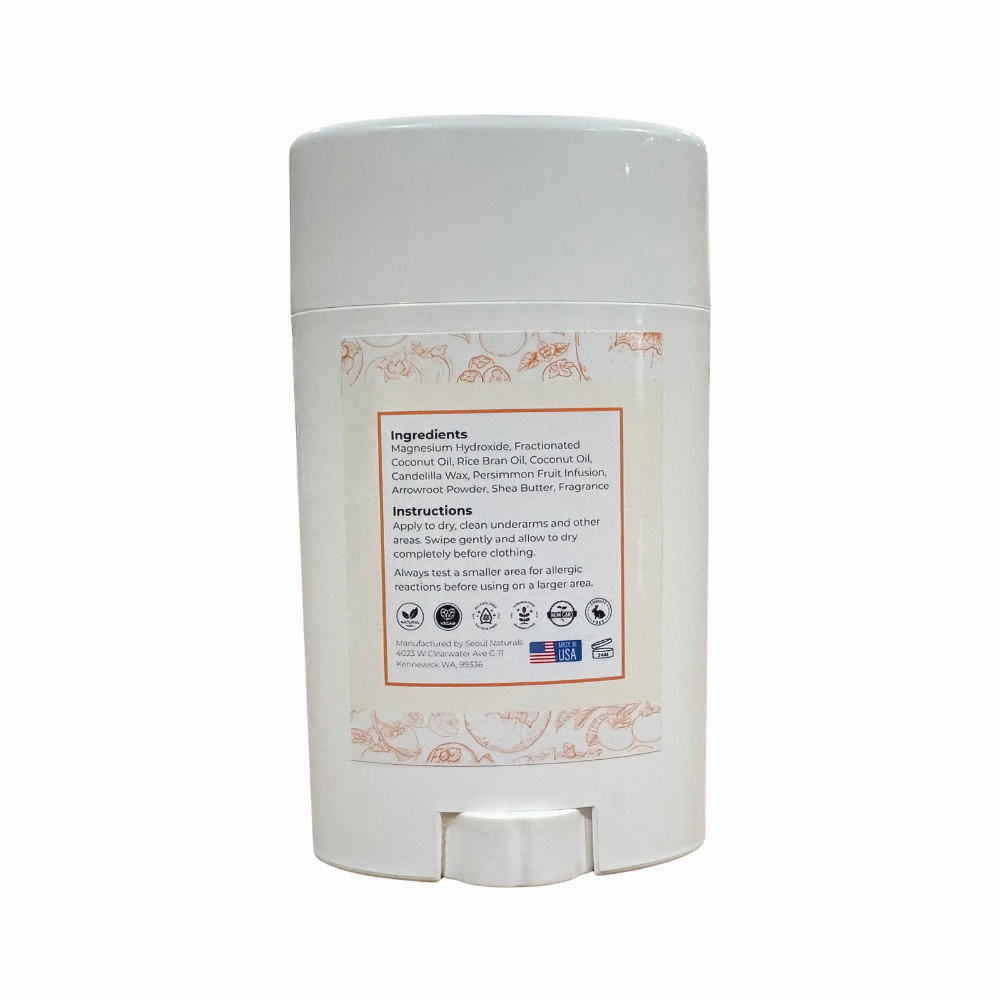 Seoul Naturals Persimmon Deodorant, k beauty, 2.65 oz