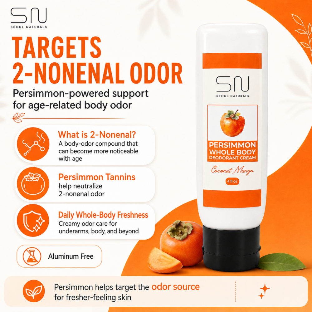 Persimmon Whole Body Deodorant Cream, 4fl oz