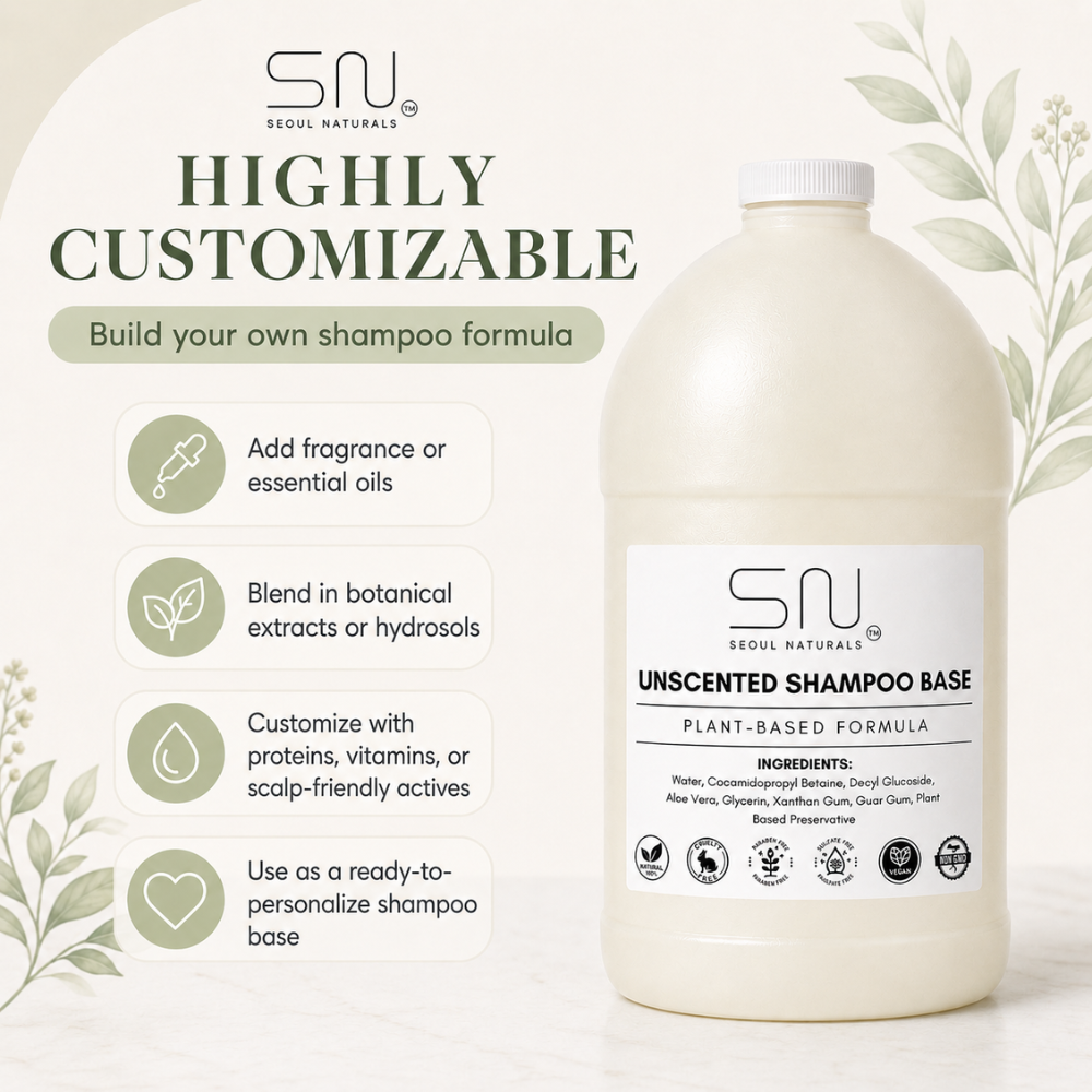 Seoul Naturals Unscented Shampoo Base