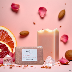 Seoul Naturals Amaretto Punch Soap Bar, Almond Cherry Citrus, k beauty, 6 oz