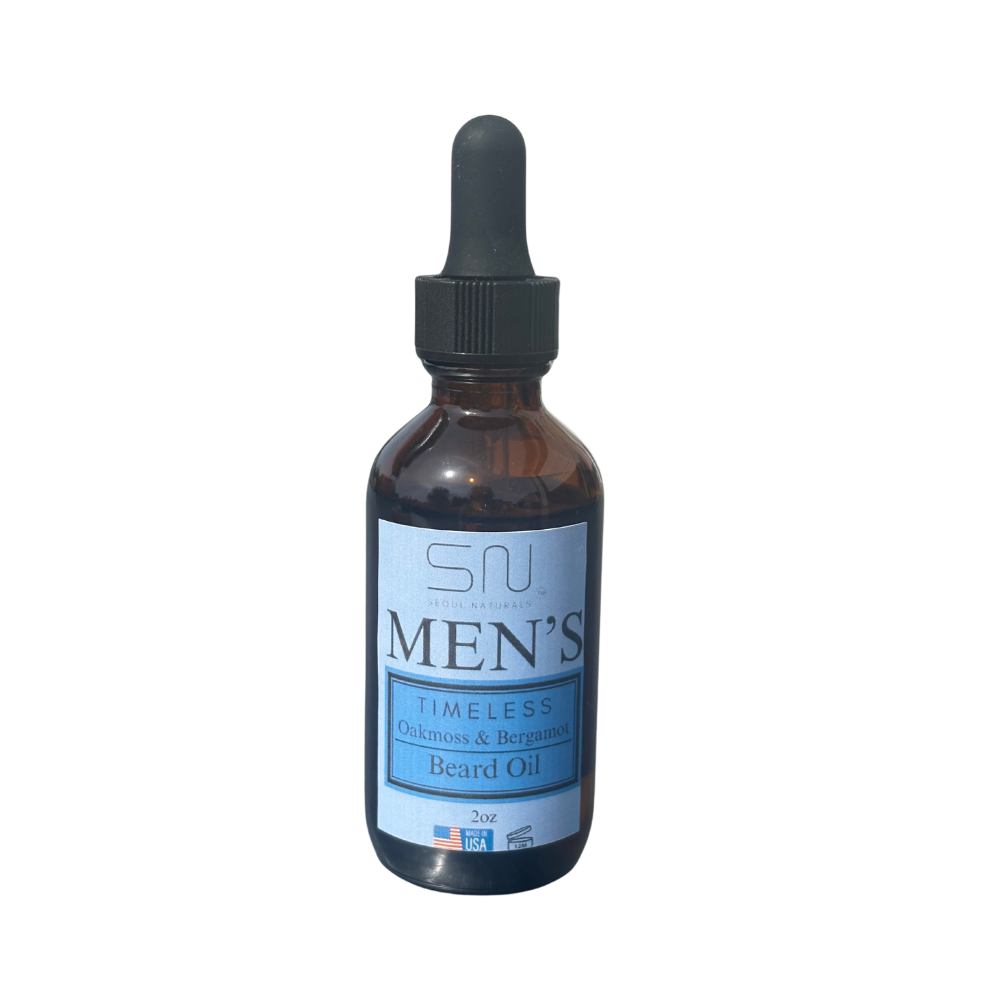Seoul Naturals Men's Beard Oil, K Beauty, 2 oz
