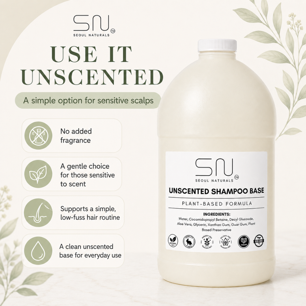 Seoul Naturals Unscented Shampoo Base