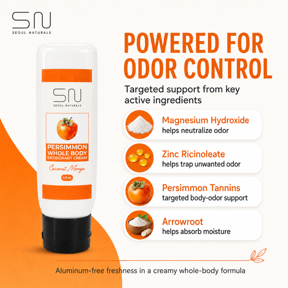 Persimmon Whole Body Deodorant Cream, 4fl oz