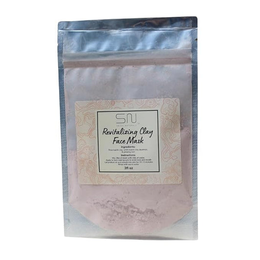 Seoul Naturals Rose Clay Face Mask Powder, 100% Natural Ingredients, k beauty, 3fl oz