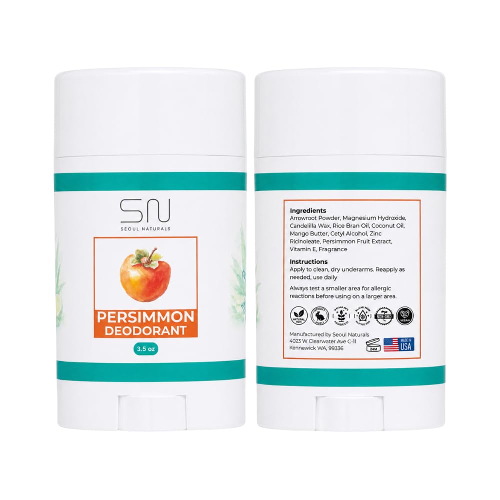 Seoul Naturals Persimmon Deodorant, k beauty, 2.65 oz