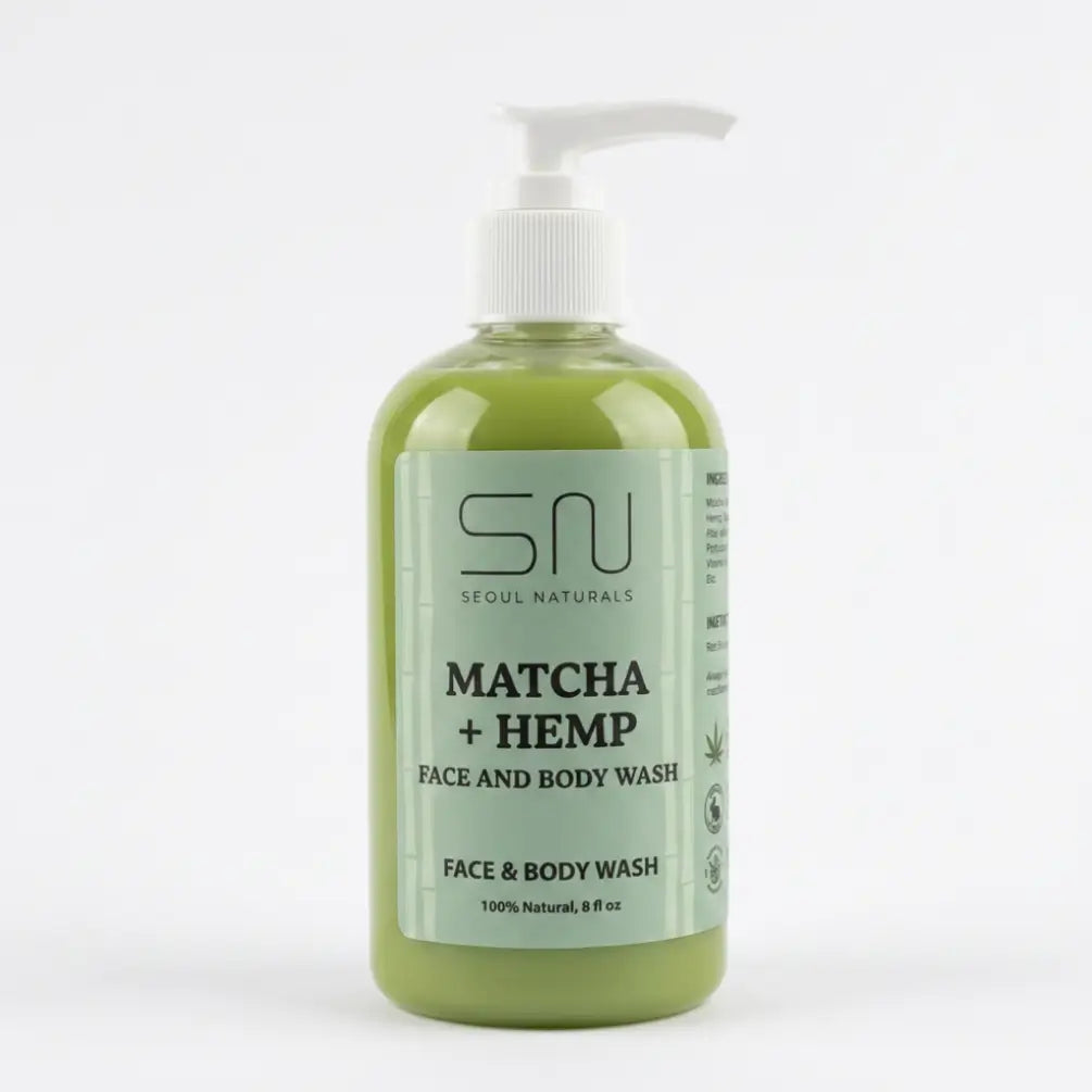 Matcha Hemp Face & Body Wash