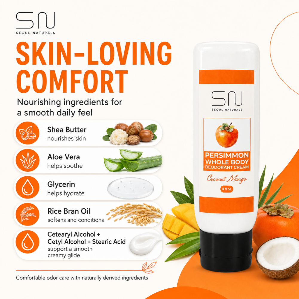 Persimmon Whole Body Deodorant Cream, 4fl oz
