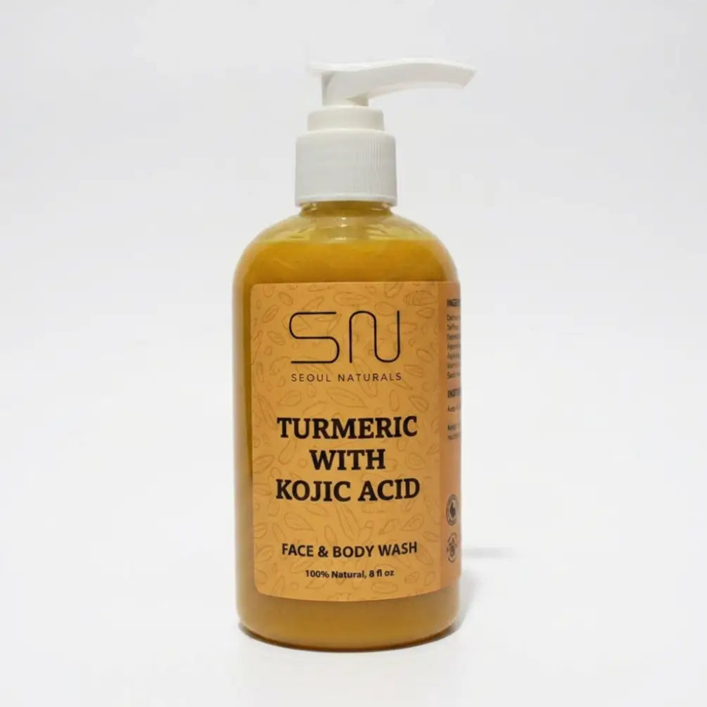 Turmeric with Kojic Acid Face & Body Wash, 8 fl oz