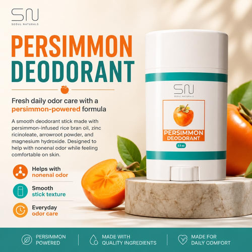 Seoul Naturals Persimmon Deodorant, k beauty, 2.65 oz