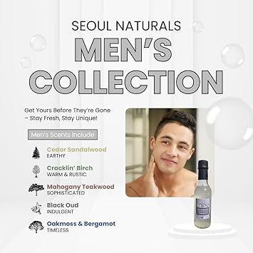 Seoul Naturals Men's Aftershave, alcohol free, k beauty, 4 oz