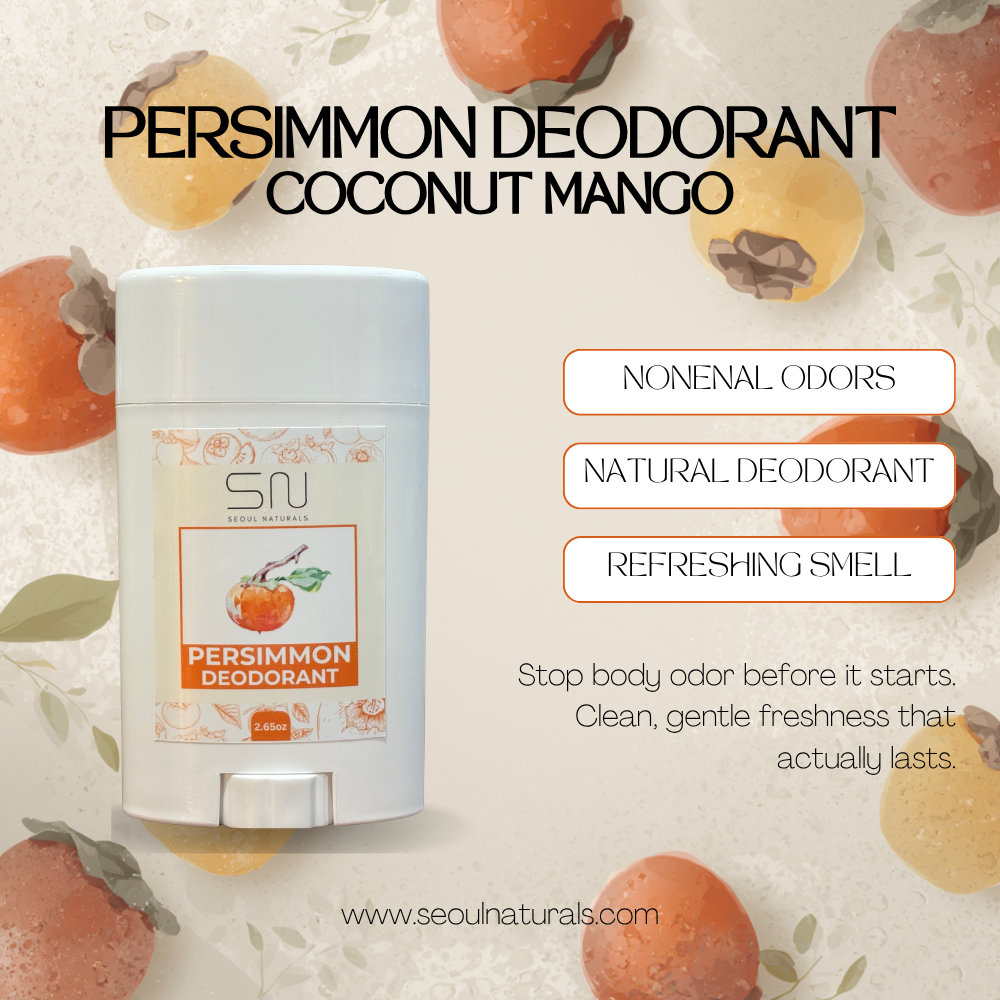 Seoul Naturals Persimmon Deodorant, k beauty, 2.65 oz