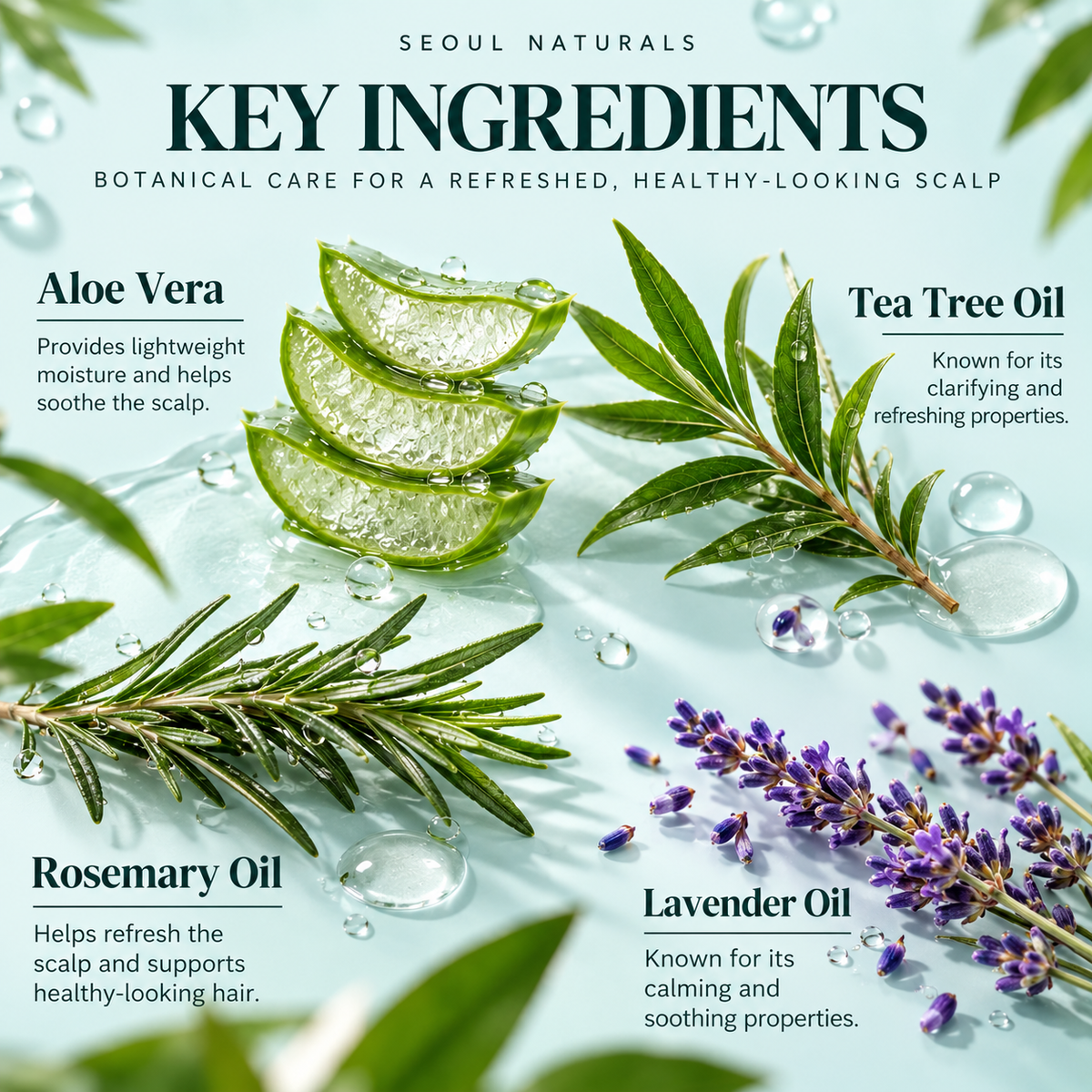 Aloe Vera & Tea Tree Shampoo, 8oz