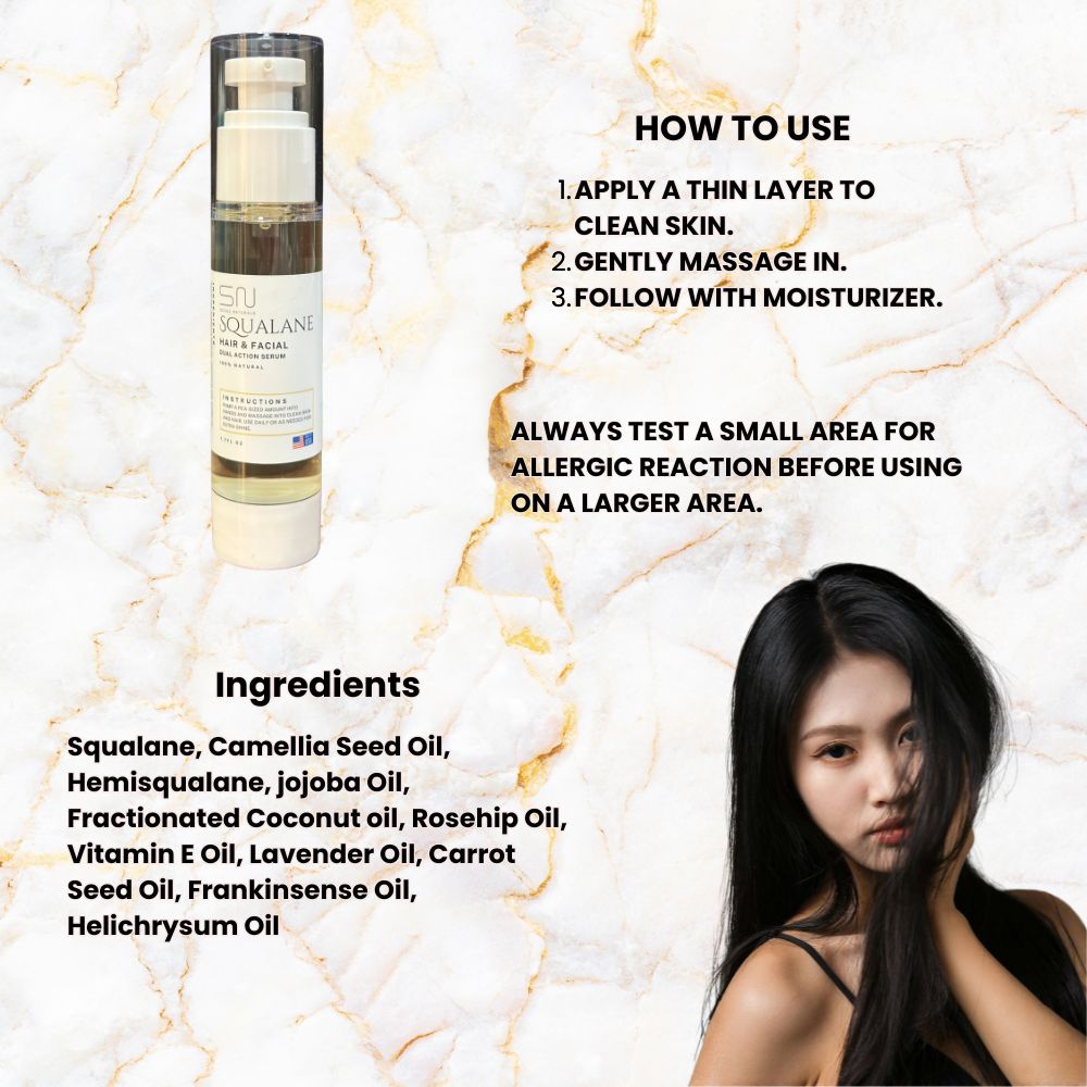Squalane Dual Action Serum, 1.7 fl oz