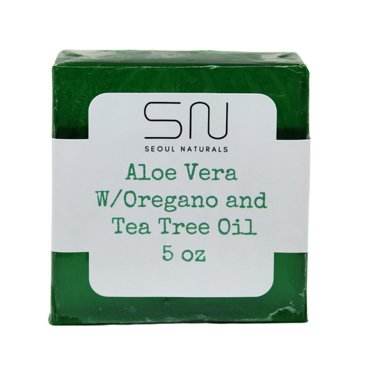 Aloe Vera with Oregano and Tea Tree Oil Soap, K Beauty, 5 oz
