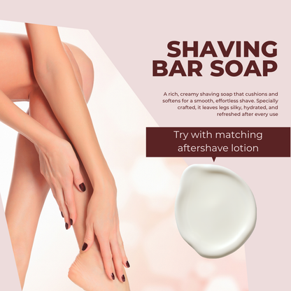 Seoul Naturals Shaving Bar Soap, Amaretto with Rose Kaolin Clay, k beauty, 5.5 oz