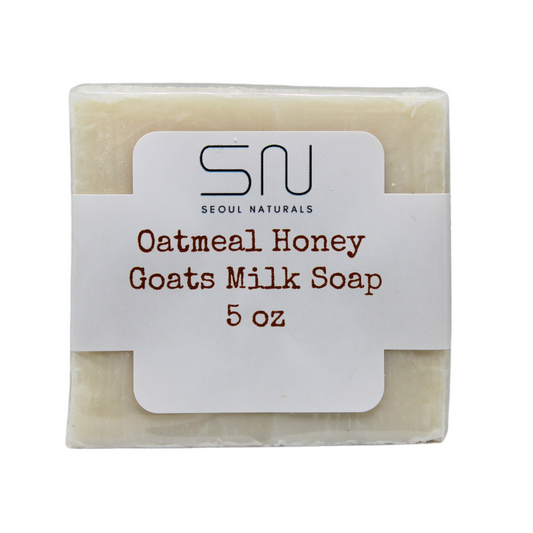 Oatmeal Honey Goats Milk Soap, K Beauty, 5oz