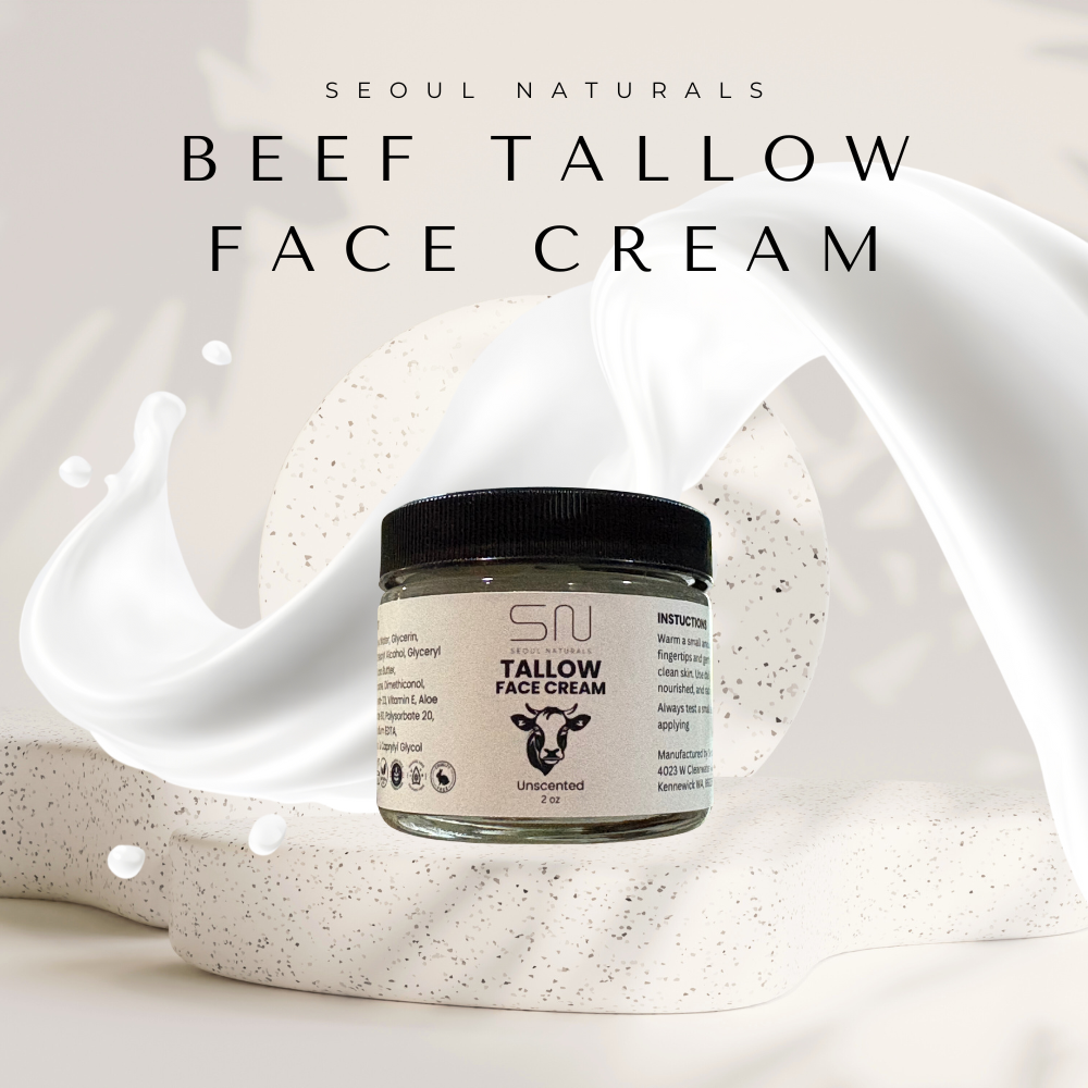 Tallow Cream, K Beauty, Unscented, 2 fl oz