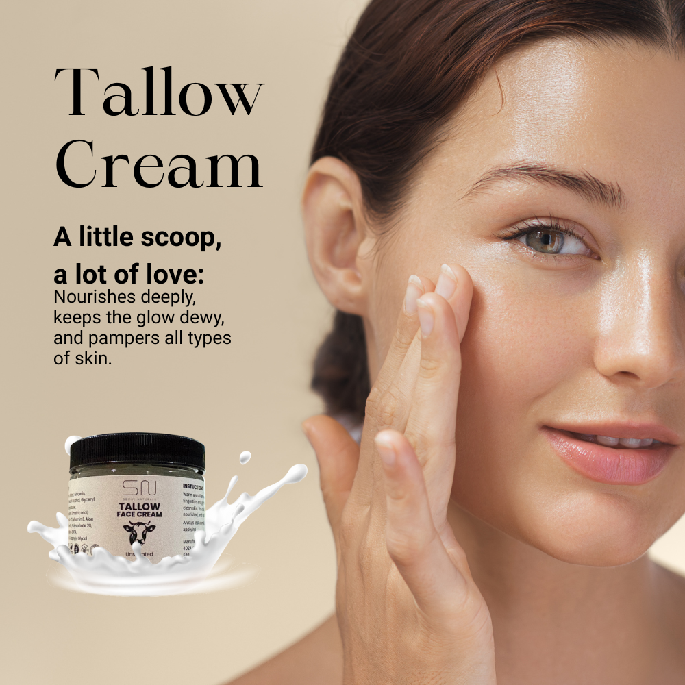 Tallow Cream, K Beauty, Unscented, 2 fl oz
