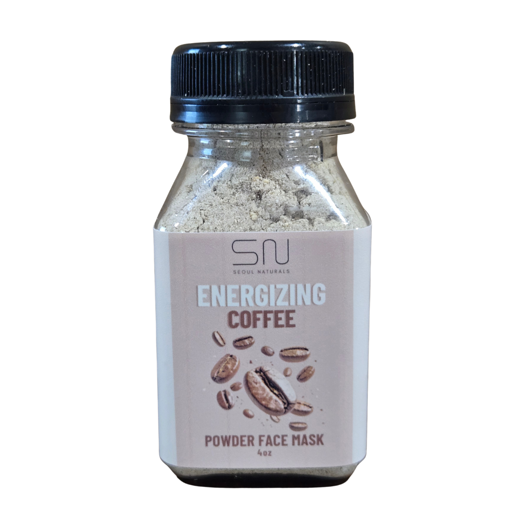 Seoul Naturals Coffee Face Mask Powder, 100% Natural Ingredients, K Beauty, 4fl oz