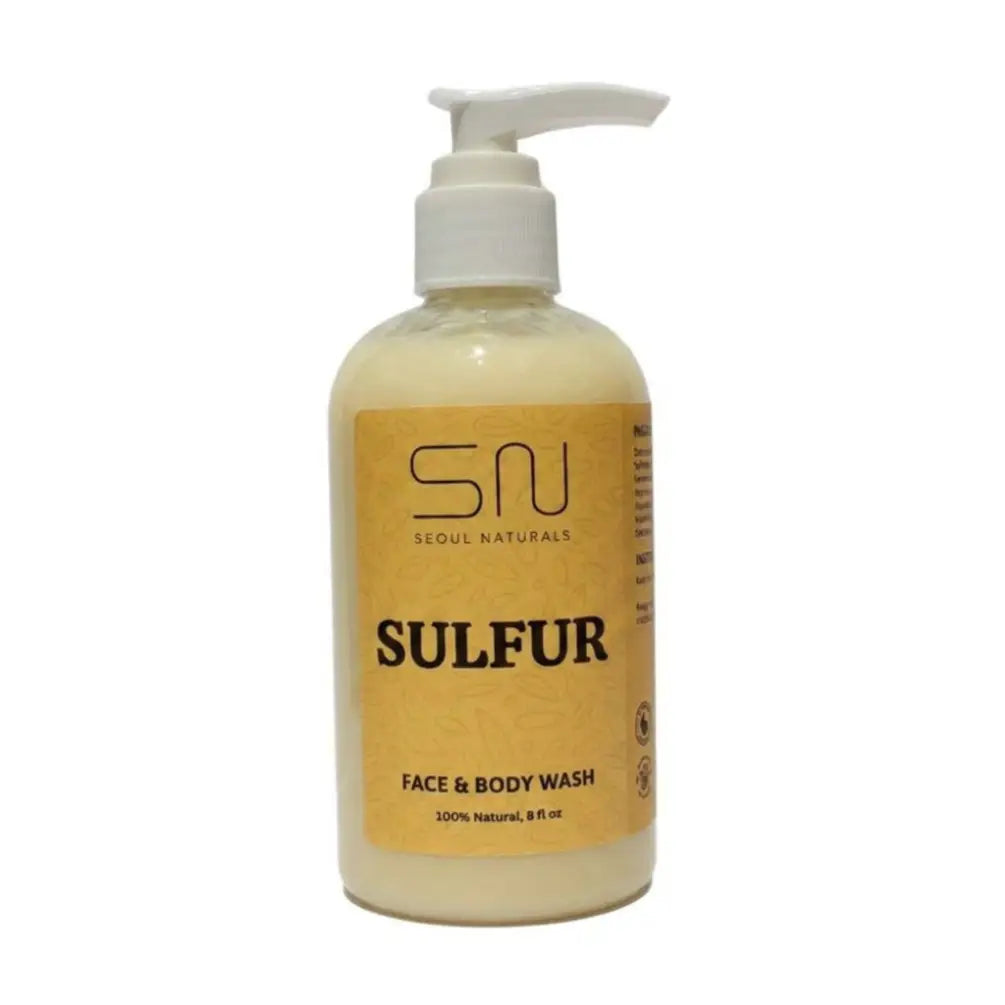 Sulfur Face & Body Wash, 8 fl oz