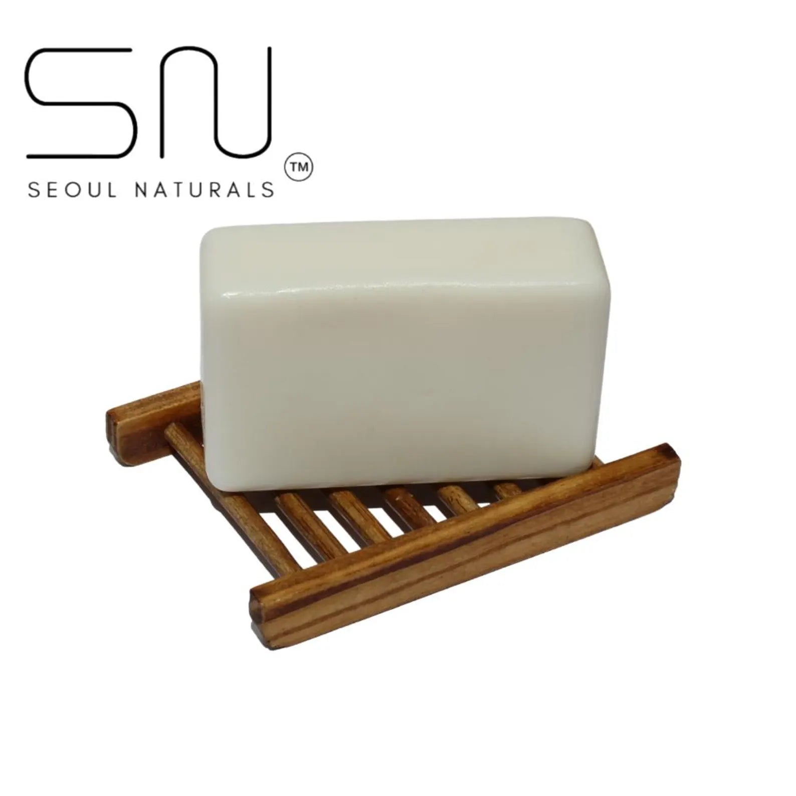 Seoul Naturals Rice Shampoo Bar with Rosemary and Aloe, Natural Solid Shampoo for Hair Growth & Scalp Care, Free Wooden Soap Saver Included, K Beauty, 6oz