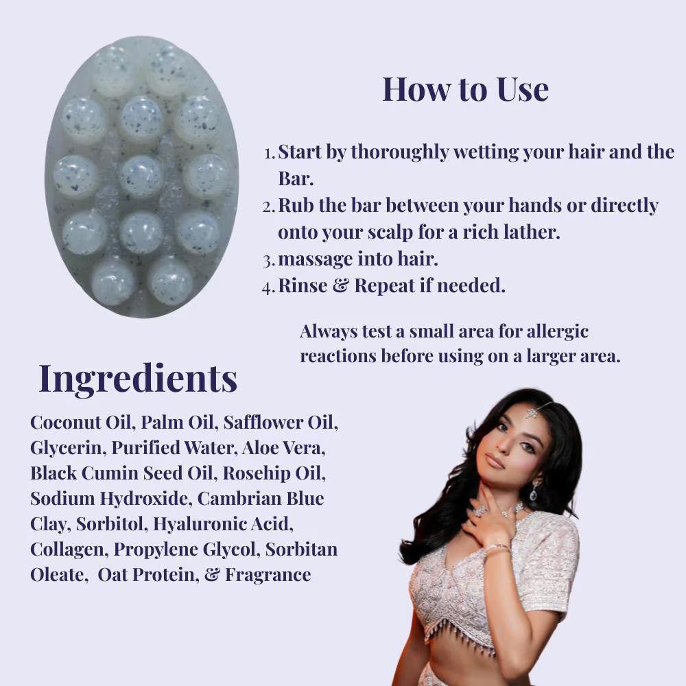 Shampoo Bar for Medium Porosity - All Natural K Beauty 5oz