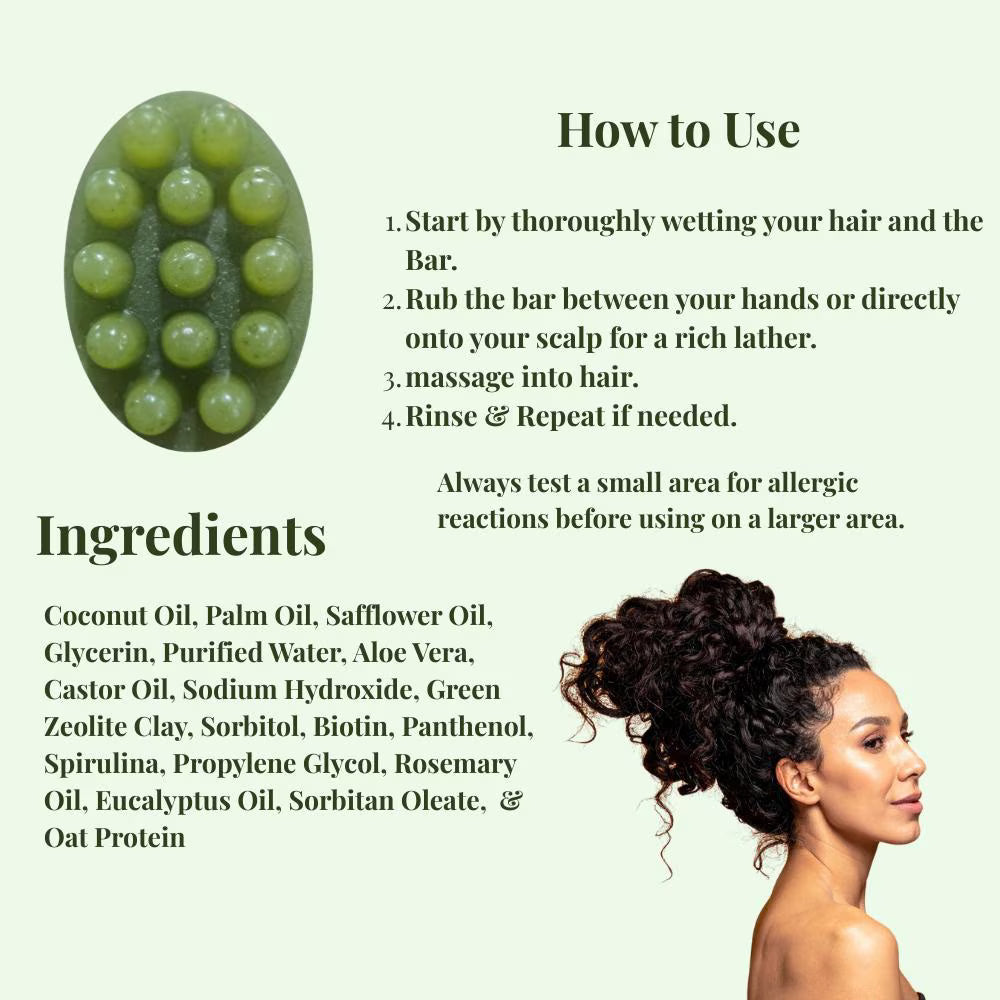 Shampoo Bar for High Porosity Hair - All Natural K Beauty 5oz