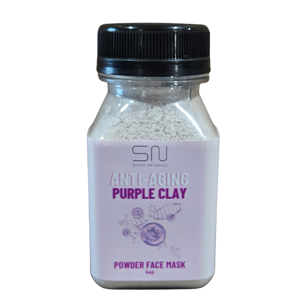 Seoul Naturals Brazillian Clay Face Mask Powder, 100% Natural Ingredients, K Beauty, 4fl oz