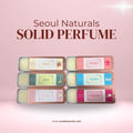 Seoul Naturals Solid Perfume Balm for Women, Natural Travel Fragrance Pocket Perfume, 1 oz, Available in 6 Scents